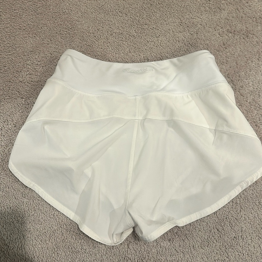 OV white shorts